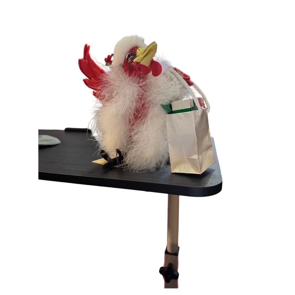 Vintage Annalee Shopping Bird # 7428 Bag and Feathers 1993